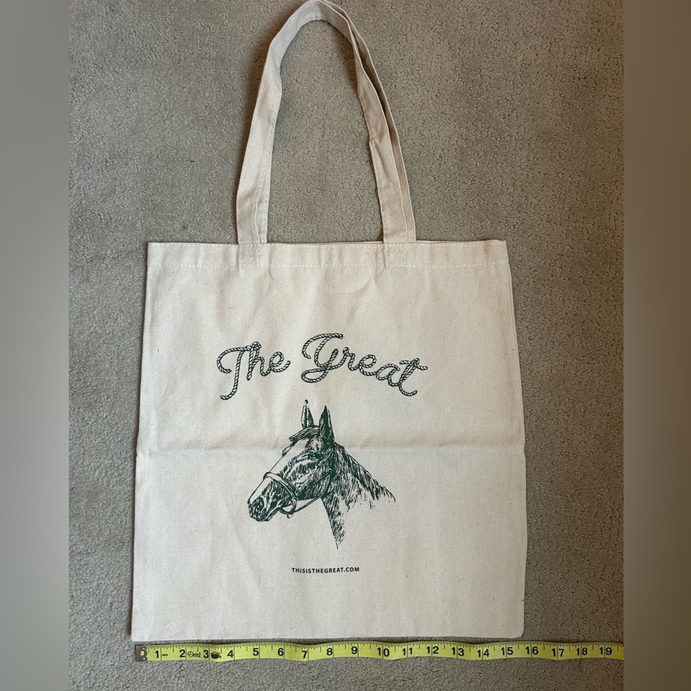 THE GREAT. Cotton Tote Shopping Bag